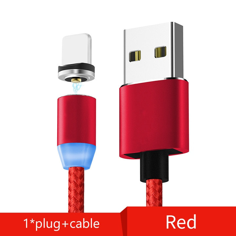 1M Magnetic Cable USB Type C & Micro USB Cable for Samsung Xiaomi Huawei Magnetic Charging Phone Cable