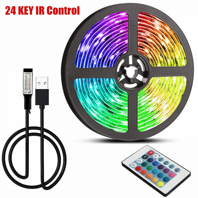 10M 5M Led Strip Light RGB Infrared Bluetooth ontroller luces Luminous Decoration For Living Room 5050 Ribbon Lighting Fita Lamp