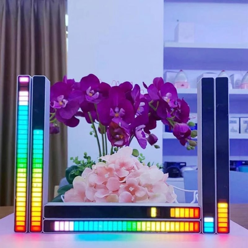 LED Light Bar Ambient RGB Sound Control App Control Pickup Voiceactivated Rhythm Lights Color Ambient Car Party Lamps of Music